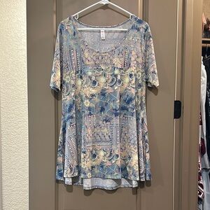 Women's Multicolor Patterned Top